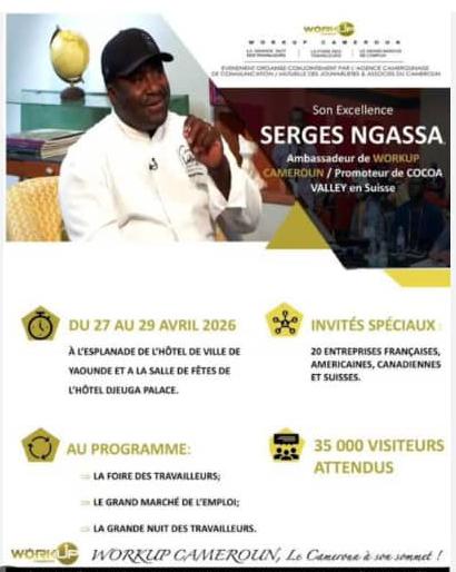 WorkUp 2026 : Yaoundé, plateforme majeure d’opportunités professionnelles