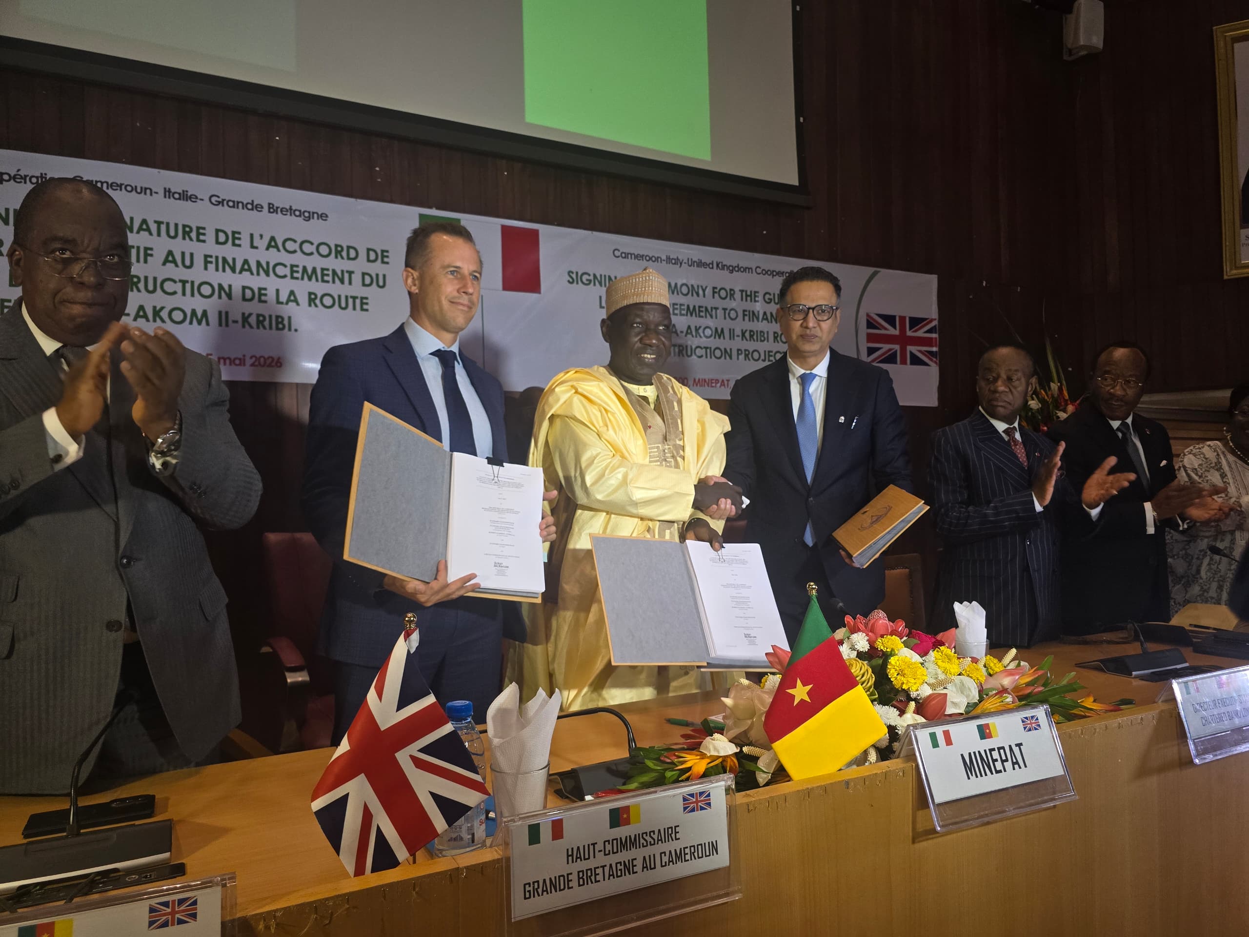ROUTE EBOLOWA–AKOM II–KRIBI : UN PROJET STRUCTURANT POUR TRANSFORMER LE SUD CAMEROUN