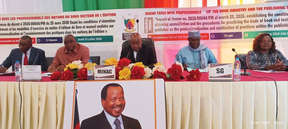 MINAC : une concertation nationale pour clarifier la réforme du secteur de l edition au Cameroun