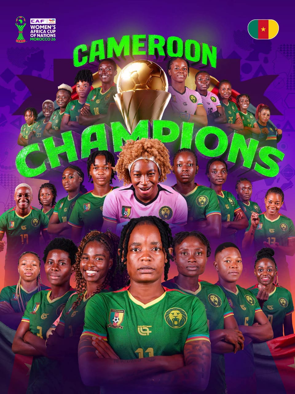 Les Lionnes du Cameroun sacrées championnes d’Afrique !